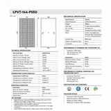 LPVT High Efficiency Monocrystalline Solar Panel 550W - LPVT-144-P550
