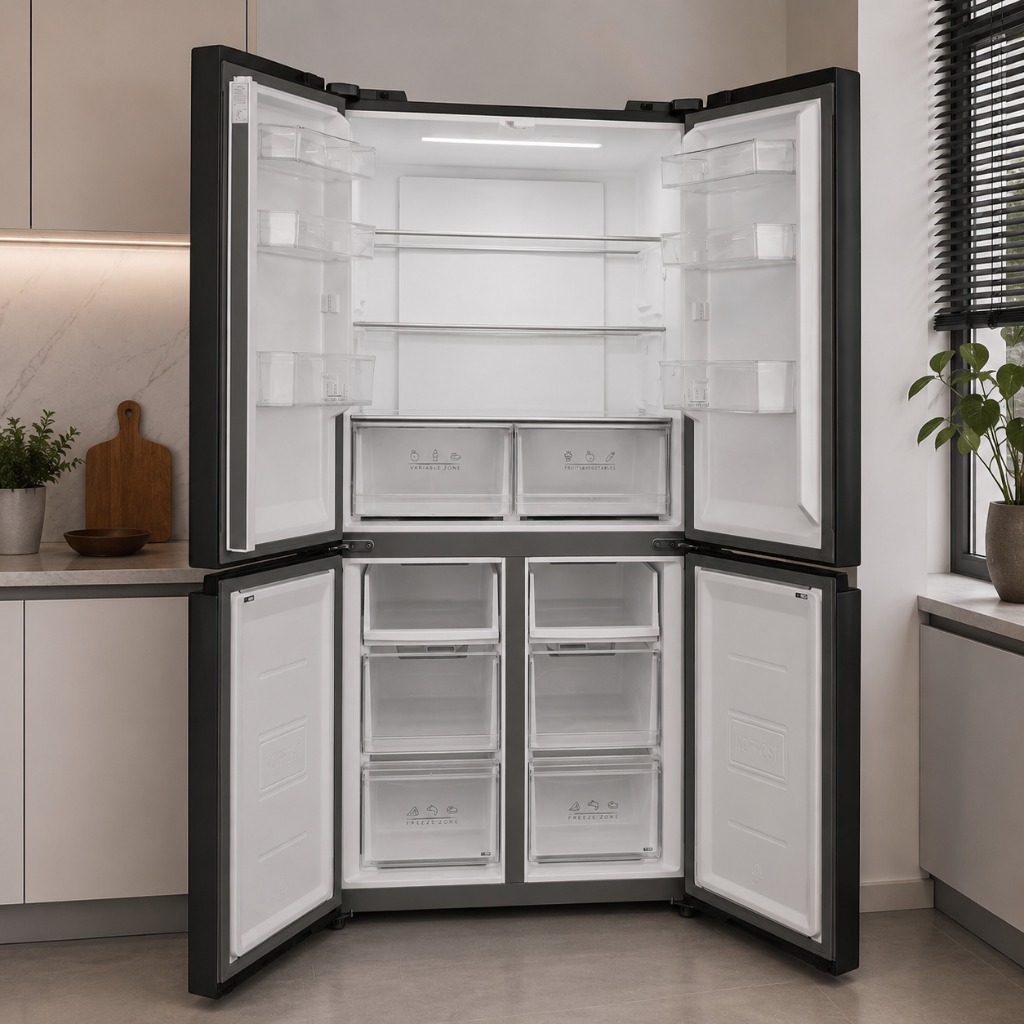 Luxell 424L No-Frost 4-Door Refrigerator with Smart Inverter - LXMD-470