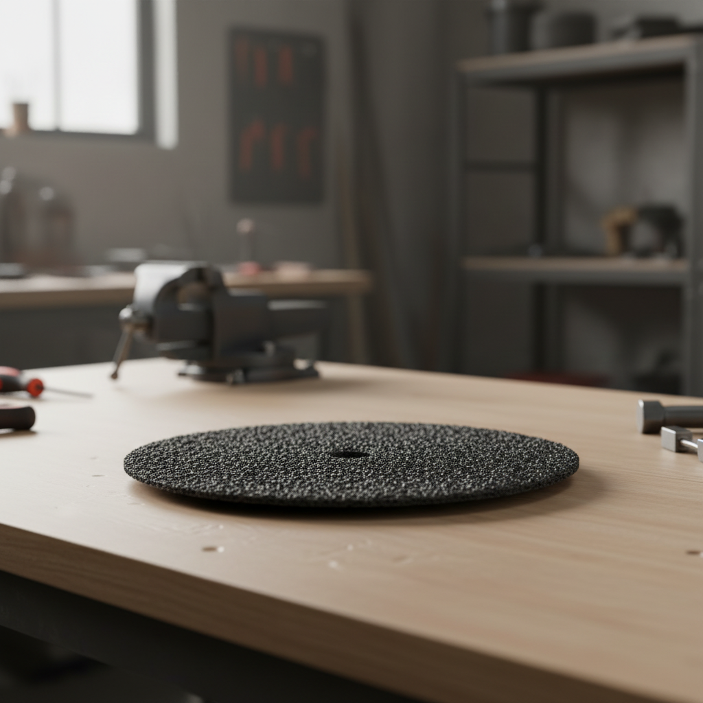 Sait 180mm Black Silicon Carbide Fibre Sanding Disc P60 - P120 - SAITDISC-B-C-X