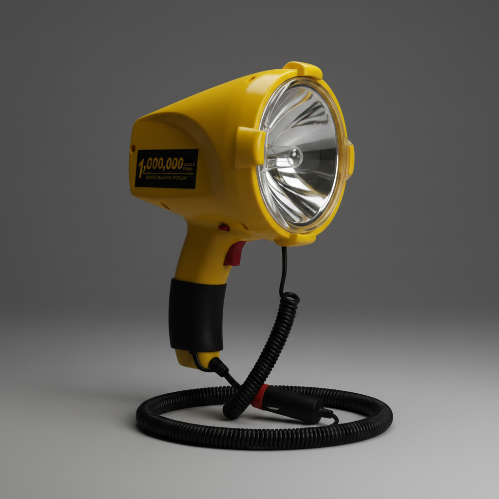 Tera 1 Million Candlepower Rechargeable Halogen Handheld Spotlight - 136272