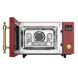 Kaiser Empire Freestanding Microwave Oven 900W | Bordeaux Red, Ivory & Black