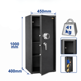 Wadfow 144L Heavy-Duty Electronic Safe - WEB1510