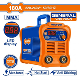 Wadfow 180A IGBT Inverter MMA Welding Machine with Accessories - WWD21801