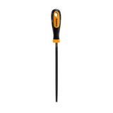 Coofix T12 Triangle Steel File with Two-Colour TPR Handle | 200mm, 250mm & 300mm