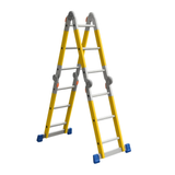 Wadfow 150kg Multipurpose Fibreglass Folding Ladder | 4 x 3 & 4 x 4