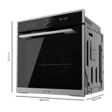 Cecotec Bolero Hexa 60cm Digital Built-In Multifunction Oven 3400W with 81L Capacity & 11 Cooking Functions | Edge & Matt