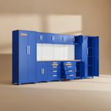 Wadfow 10-Piece Heavy-Duty Modular Garage Cabinet System - WCS3A10