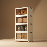 Wadfow 4-Tier Foldable Storage Cabinet - WFCB2165
