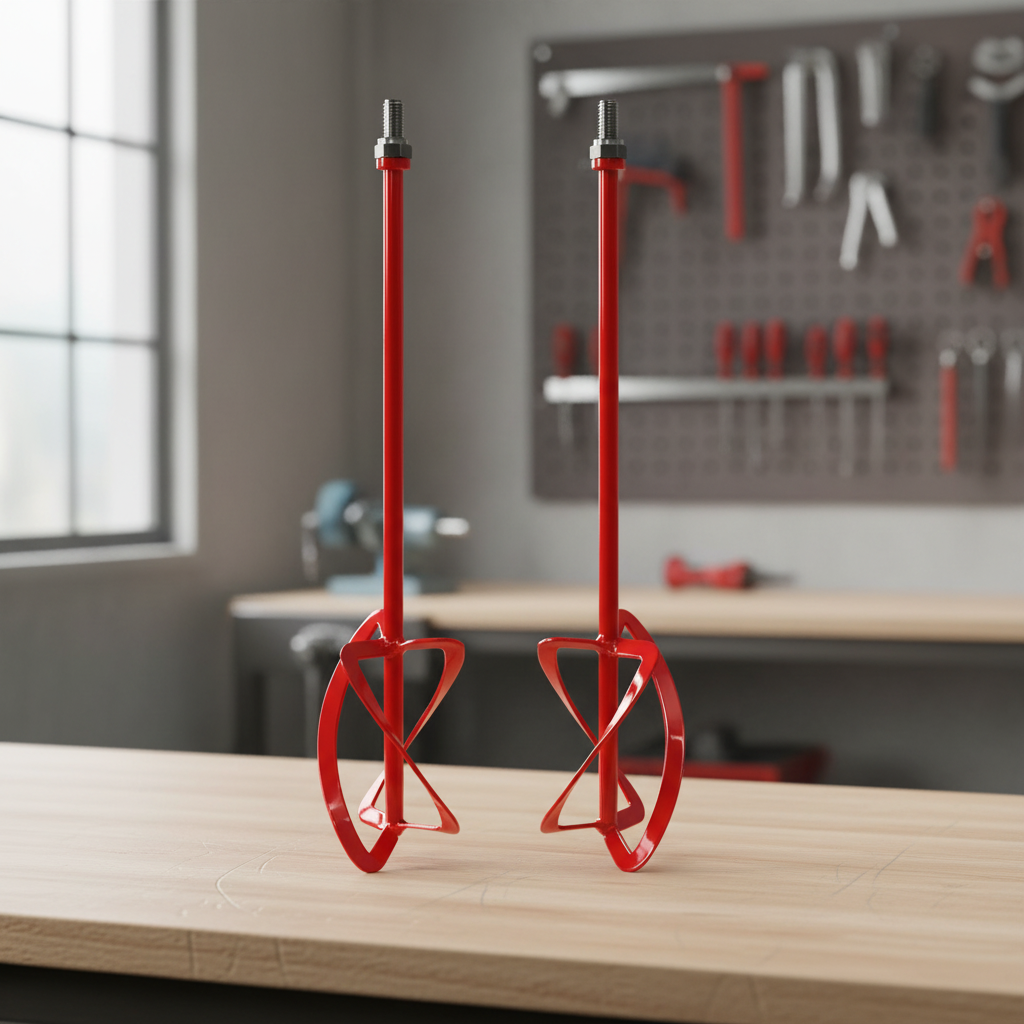Rubi M-120 120mm Duplex Mortar Mixing Paddle Set - RUBI-25946