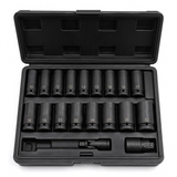 Mechanica 15-Piece 1/2" Drive Deep Impact Socket Set - ME415CRMO