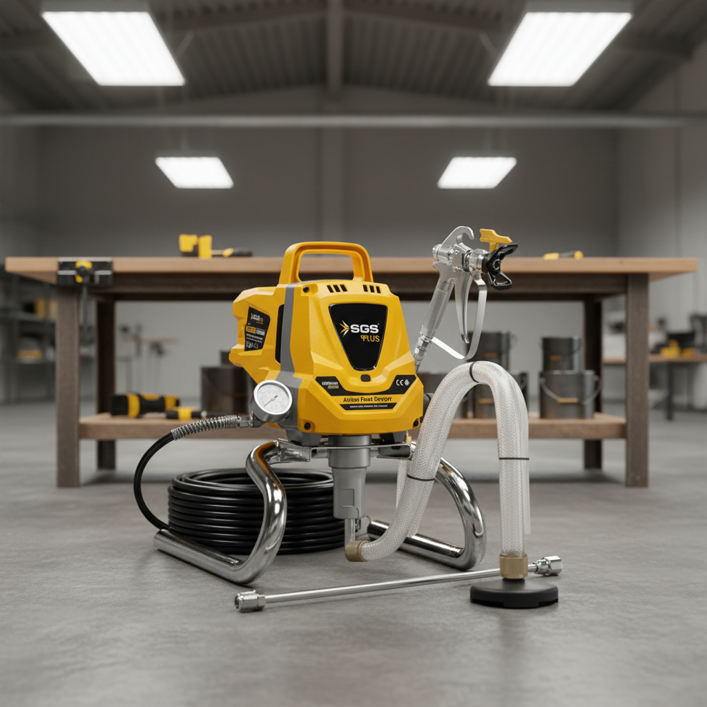 SGS 207 Bar Professional Airless Paint Sprayer 1010W - SGS5280