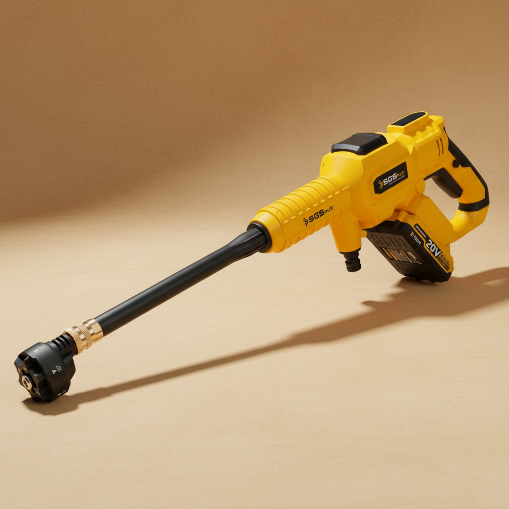 SGS 20V Cordless Pressure Washer Set, 30 Bar Pressure with 2.0Ah Battery & Charger - SGS5410