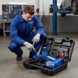 Wadfow 2-Ton 12V Electric Scissor Jack 100W with 420mm Max Lifting Height - WHJ4D02