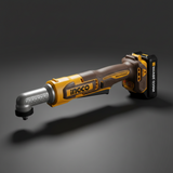 Ingco 20V Brushless Cordless Angle Impact Wrench 3/8", 65Nm with 2 x 2.0 Ah Batteries, Charger & Accessories - CAIWLI208
