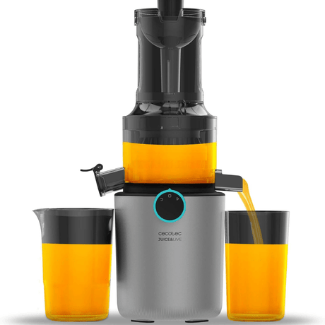Cecotec Juice&Live Slim Cold-Press Juicer 200W with 82mm Feed Chute - 101572