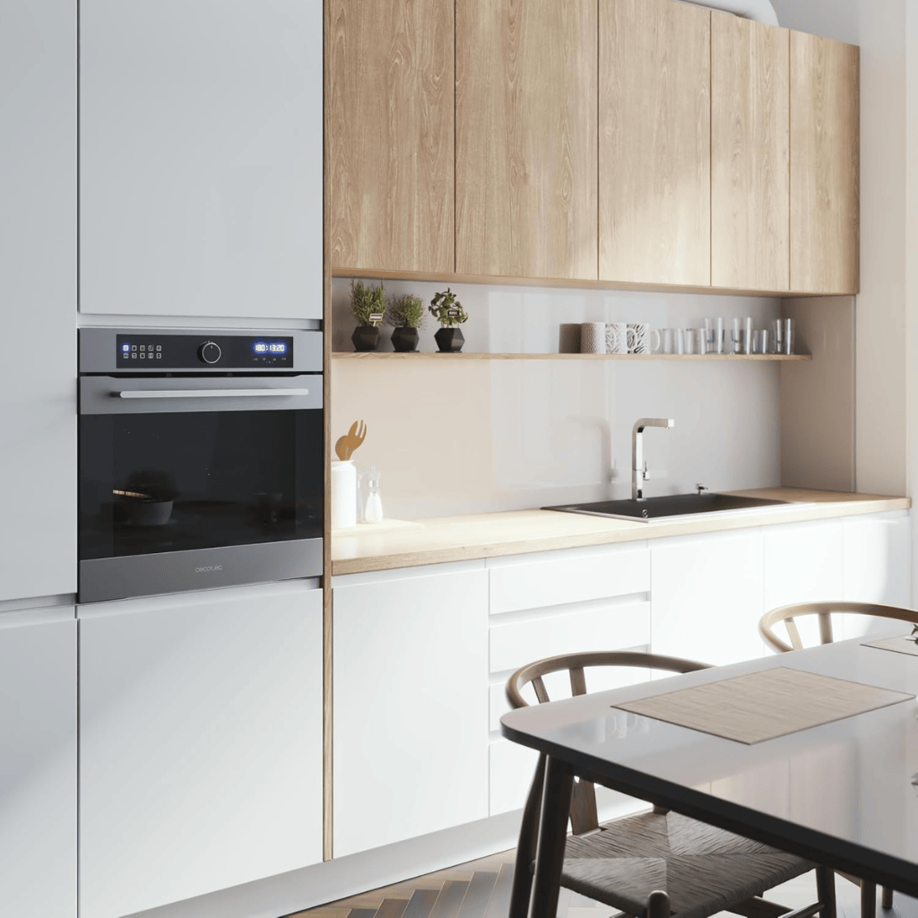 Cecotec Bolero Hexa 60cm Digital Built-In Multifunction Oven 3400W with 81L Capacity & 11 Cooking Functions | Edge & Matt