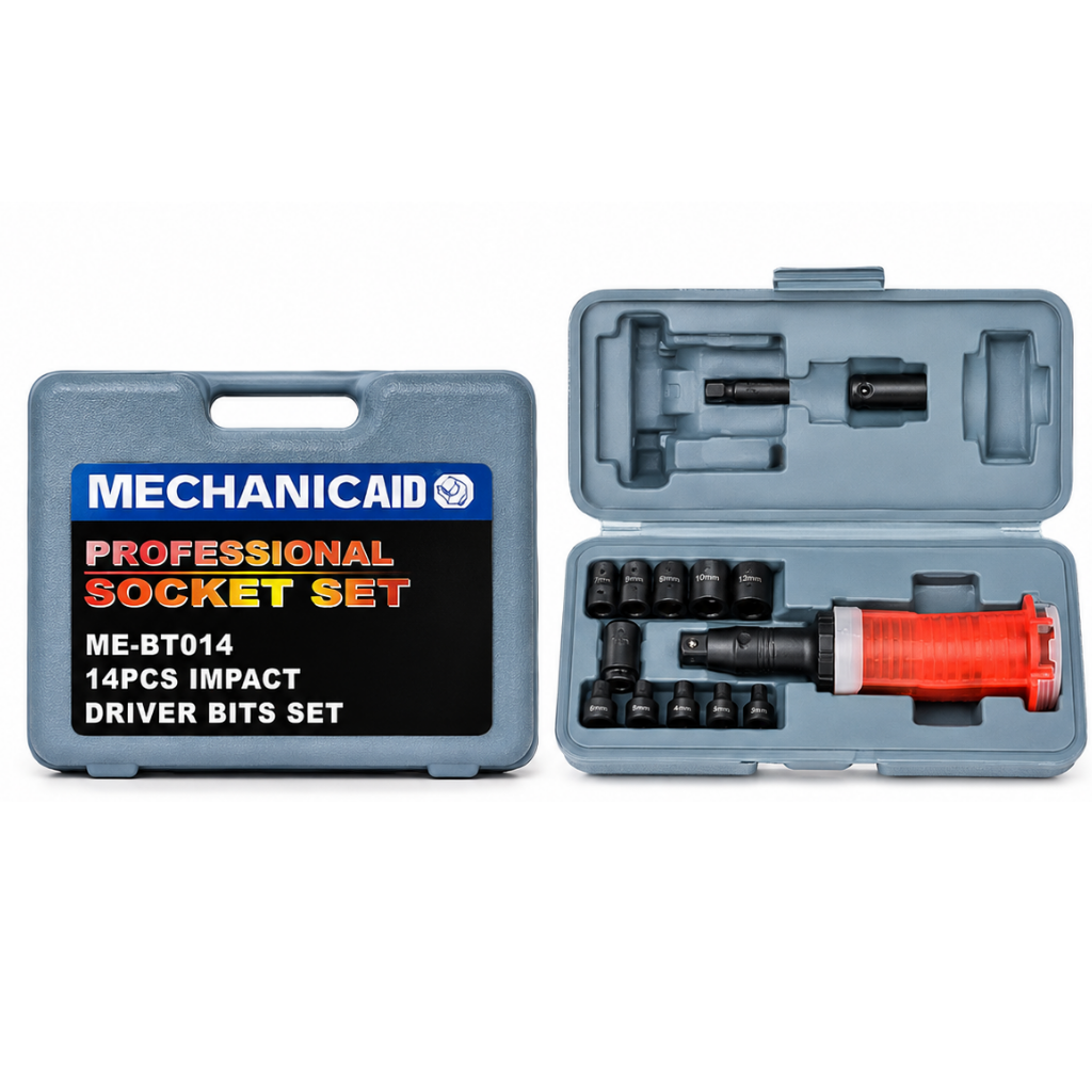 Mechanica 14-Piece Manual Impact Driver & CR-V Bit Set - ME-BT014-BT