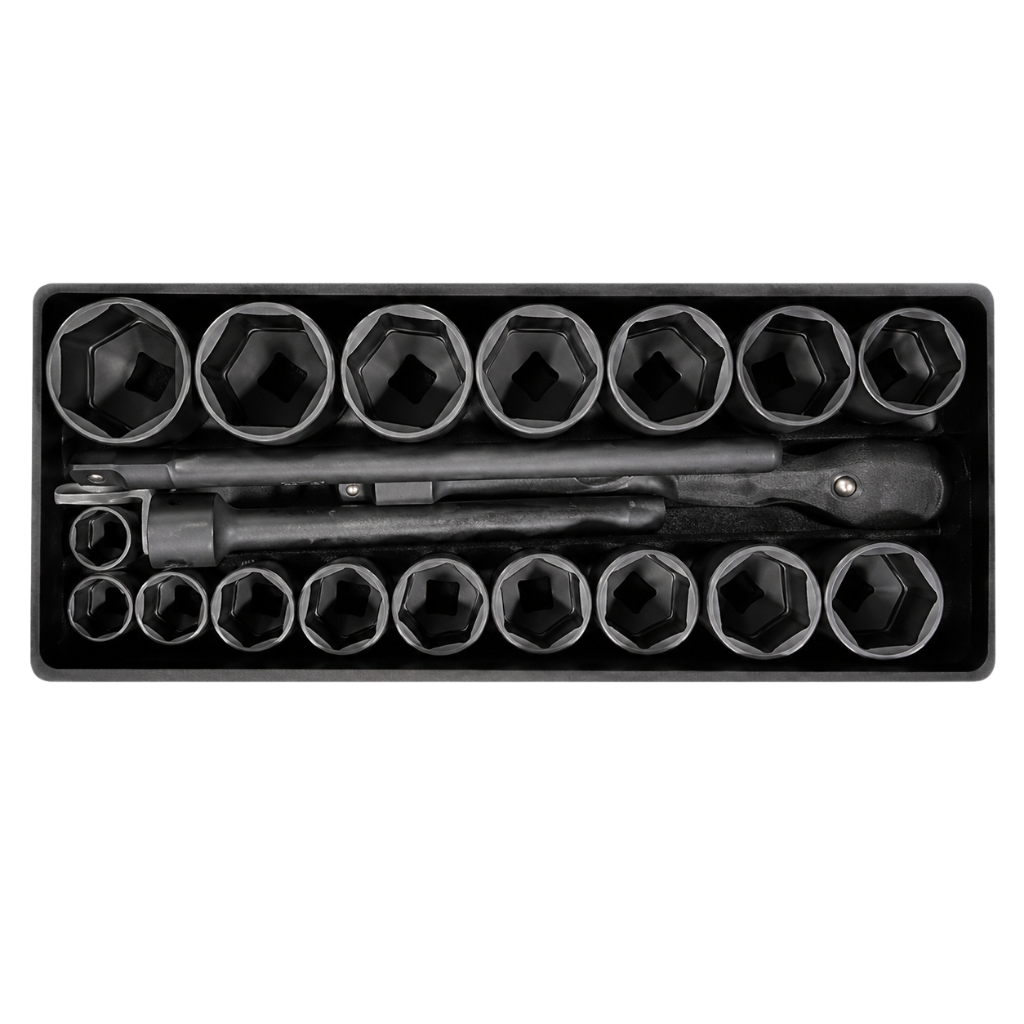 Mechanica 22-Piece 1" Drive Socket Set - ME22-1BM