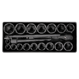 Mechanica 22-Piece 1" Drive Socket Set - ME22-1BM