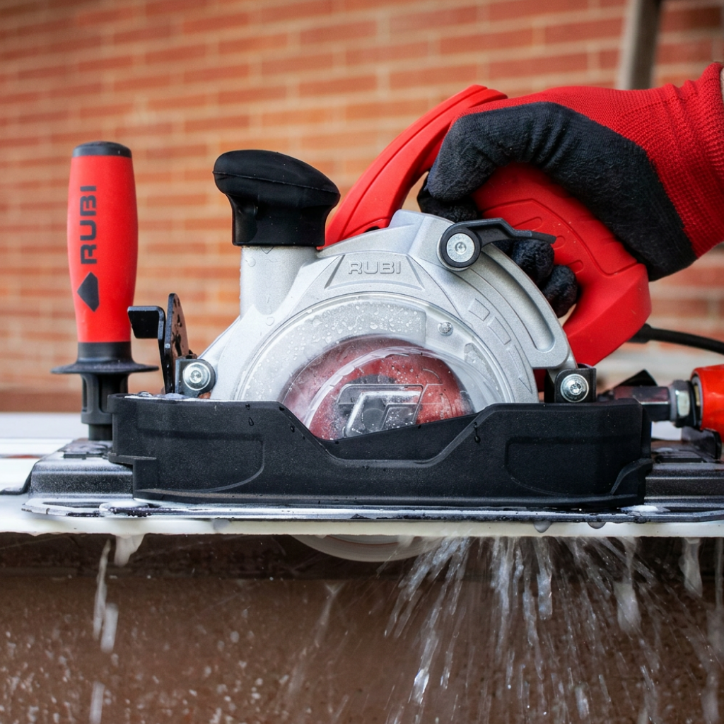 Rubi TC-125 125mm Professional Circular Tile Saw with Suction Pad 1250W - RUBI-50953