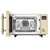 Kaiser Empire Freestanding Microwave Oven 900W | Bordeaux Red, Ivory & Black