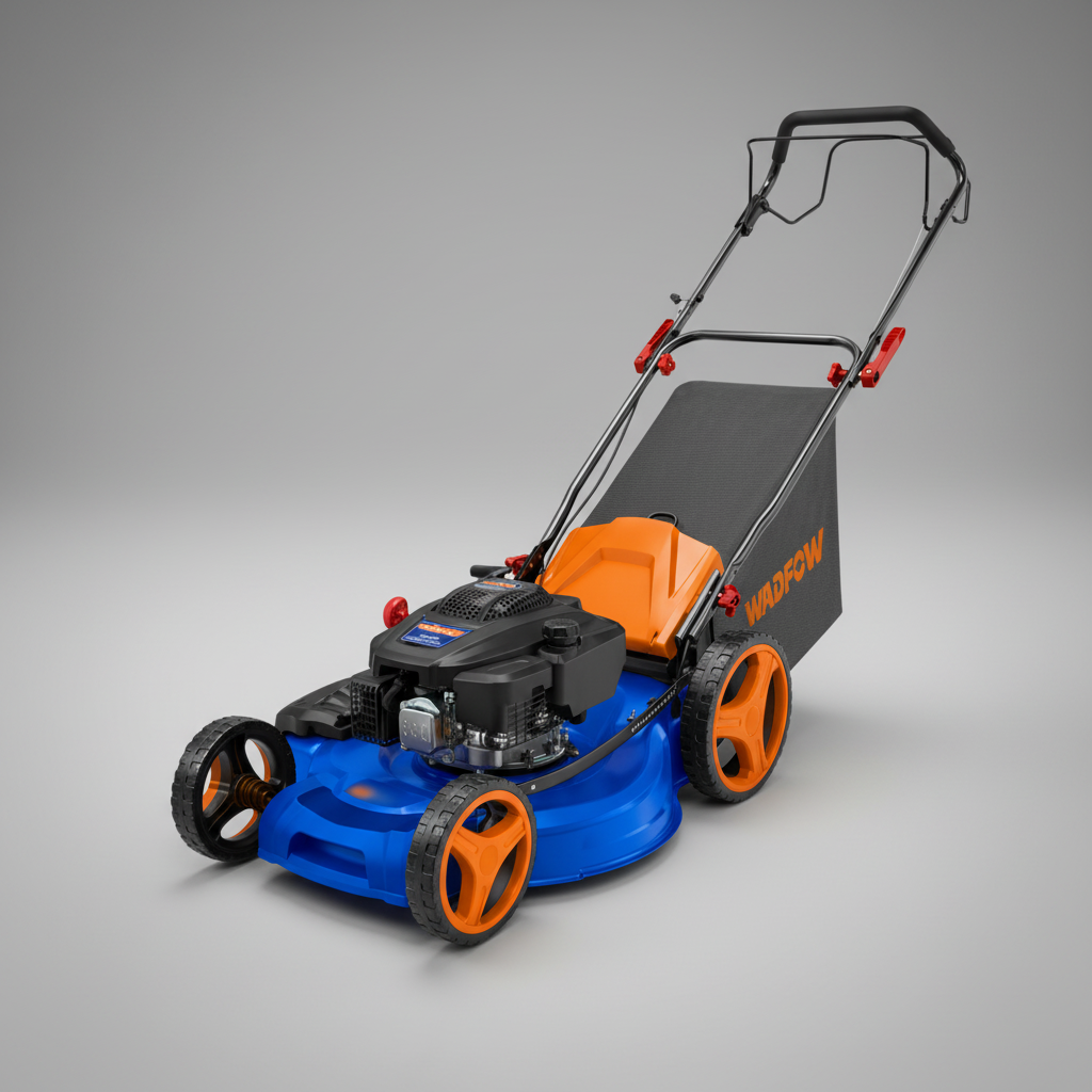 Wadfow 20" 4-Stroke Self-Propelled Gasoline Lawn Mower 173cc 4HP - WGM7A20