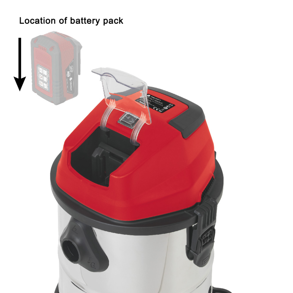 NRG 20L Brushless Cordless Wet and Dry Vacuum Cleaner - NBVC20L-0