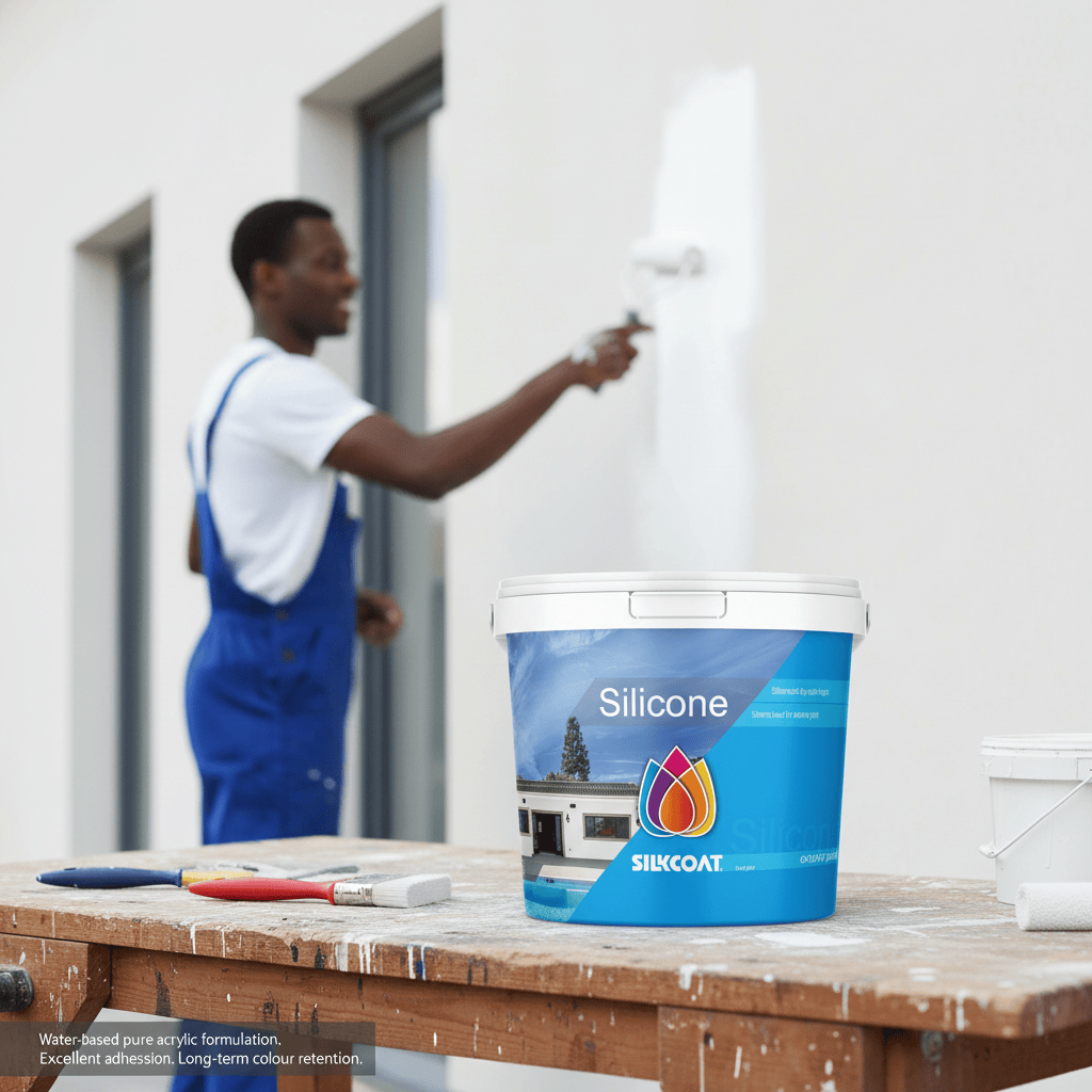 Silkcoat Exterior Paints Silkcoat Silicone-Modified Pure Acrylic Matte Exterior Emulsion Paint 15L