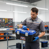 Wadfow 16" Heavy-Duty Plastic Tool Box - WTB3316