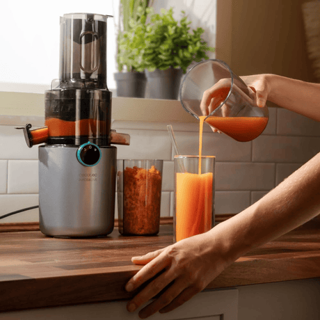Cecotec Juice&Live Slim Cold-Press Juicer 200W with 82mm Feed Chute - 101572