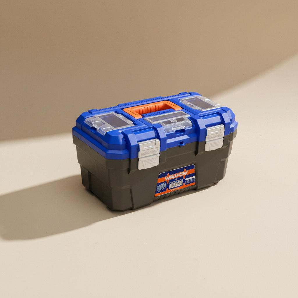 Wadfow 16" Heavy-Duty Plastic Tool Box - WTB3316
