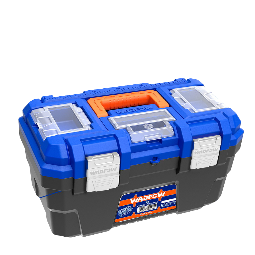 Wadfow 16" Heavy-Duty Plastic Tool Box - WTB3316