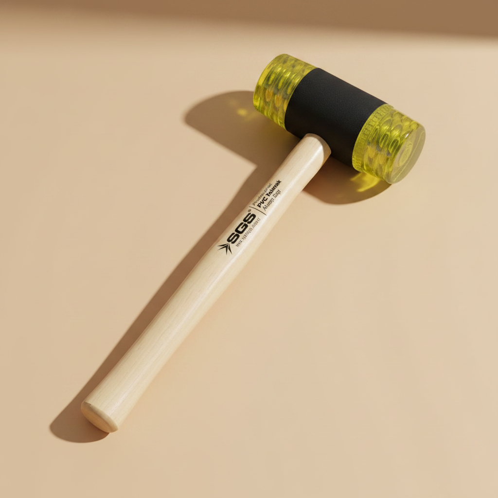 SGS Soft PVC Tiling Mallet with Ergonomic Wooden Handle - SGS734