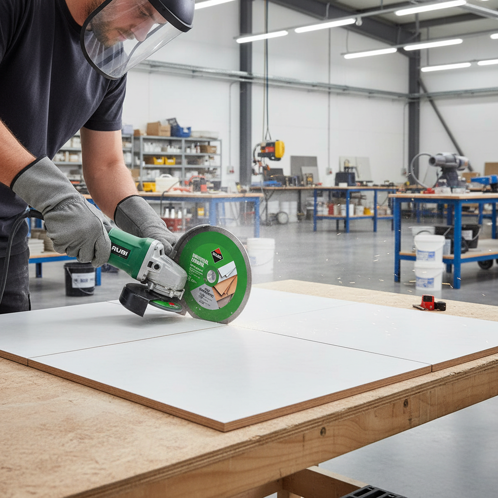 Rubi Continuous Rim Dry-Cut Ceramic Tile Diamond Cutting Disc 125mm & 230mm - CSV PRO & SUPERPRO Series
