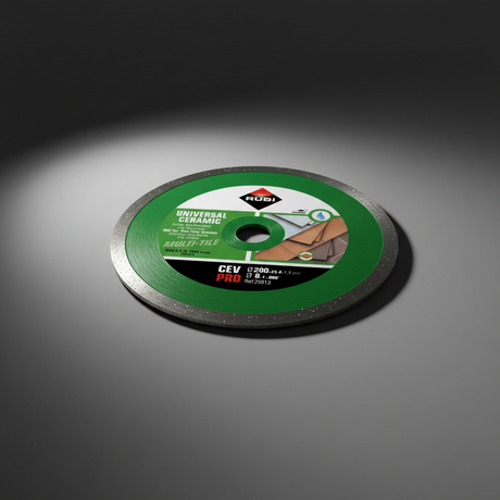 Rubi CEV-250 Pro Continuous Rim Ceramic Tile Diamond Cutting Disc 250mm - RUBI-25934