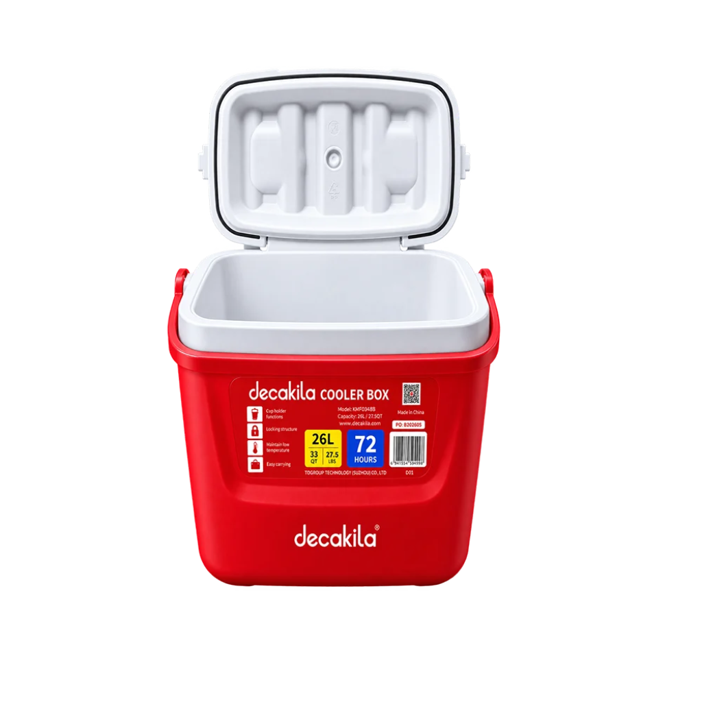 Decakila 26L Insulated Cooler Box with 72-Hour Cooling Retention - KMFG036R
