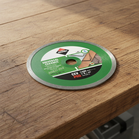 Rubi CEV-250 Pro Continuous Rim Ceramic Tile Diamond Cutting Disc 250mm - RUBI-25934