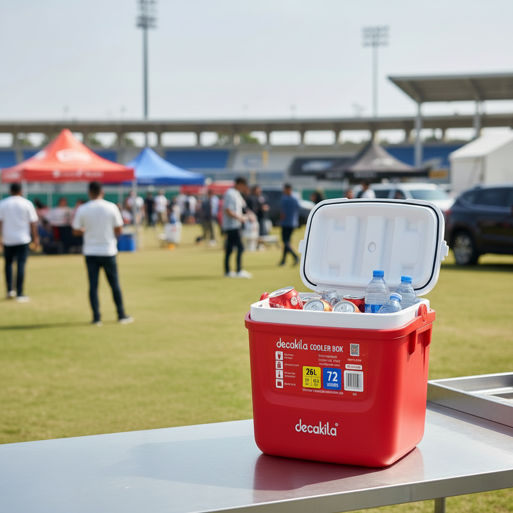 Decakila 26L Insulated Cooler Box with 72-Hour Cooling Retention - KMFG036R