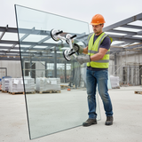 SGS 155kg Professional Triple Suction Cup Lifter with Aluminium Body and 120mm Pads - SGS956