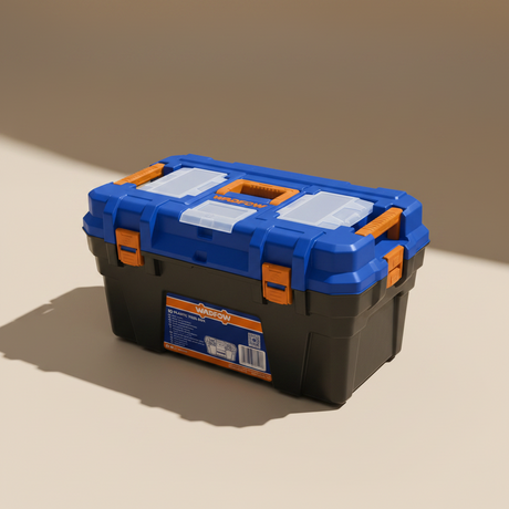 Wadfow 24" Heavy-Duty Plastic Tool Box - WTB1324