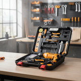 Coofix 114-Piece Tool Set with 710W Electric Impact Drill - 27351