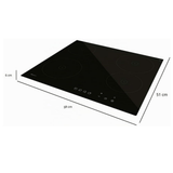 Cecotec Bolero Squad 60cm Four-Zone Ceramic Electric Hob 6000W with 9 Power Levels - 1968