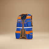 Wadfow Adjustable Tool Vest with 11 Reinforced Pockets - WTG6105