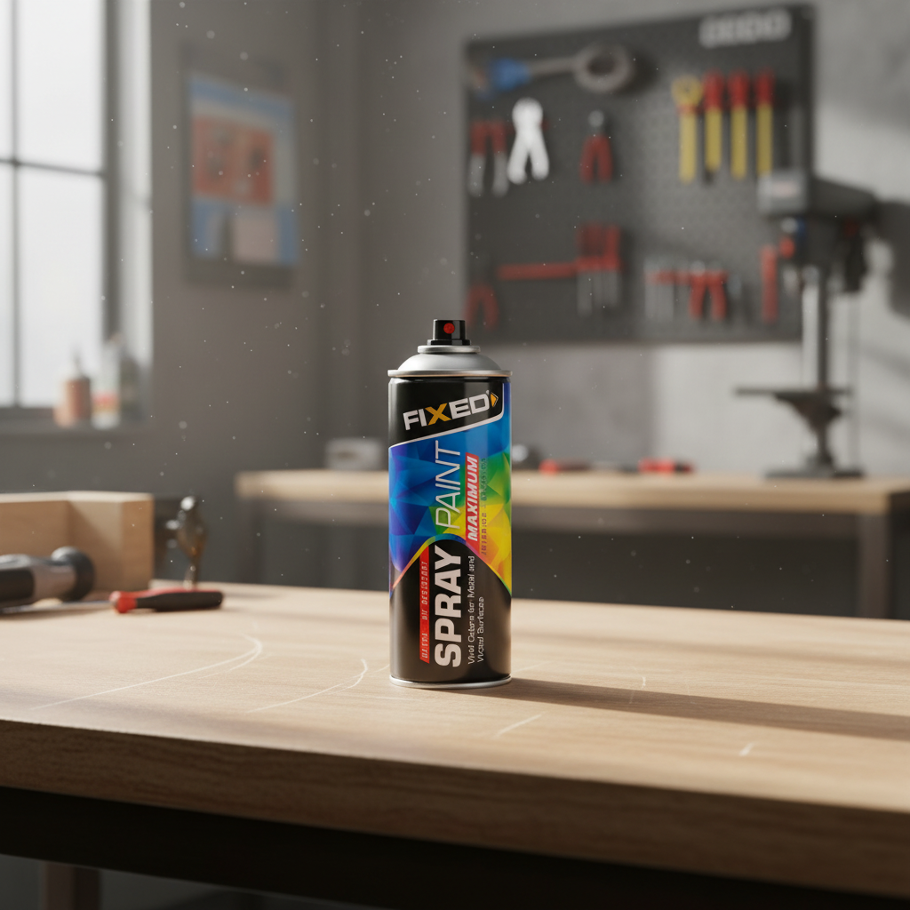 SGS 400ml Fixed White Quick-Drying Aerosol Spray Paint - F221
