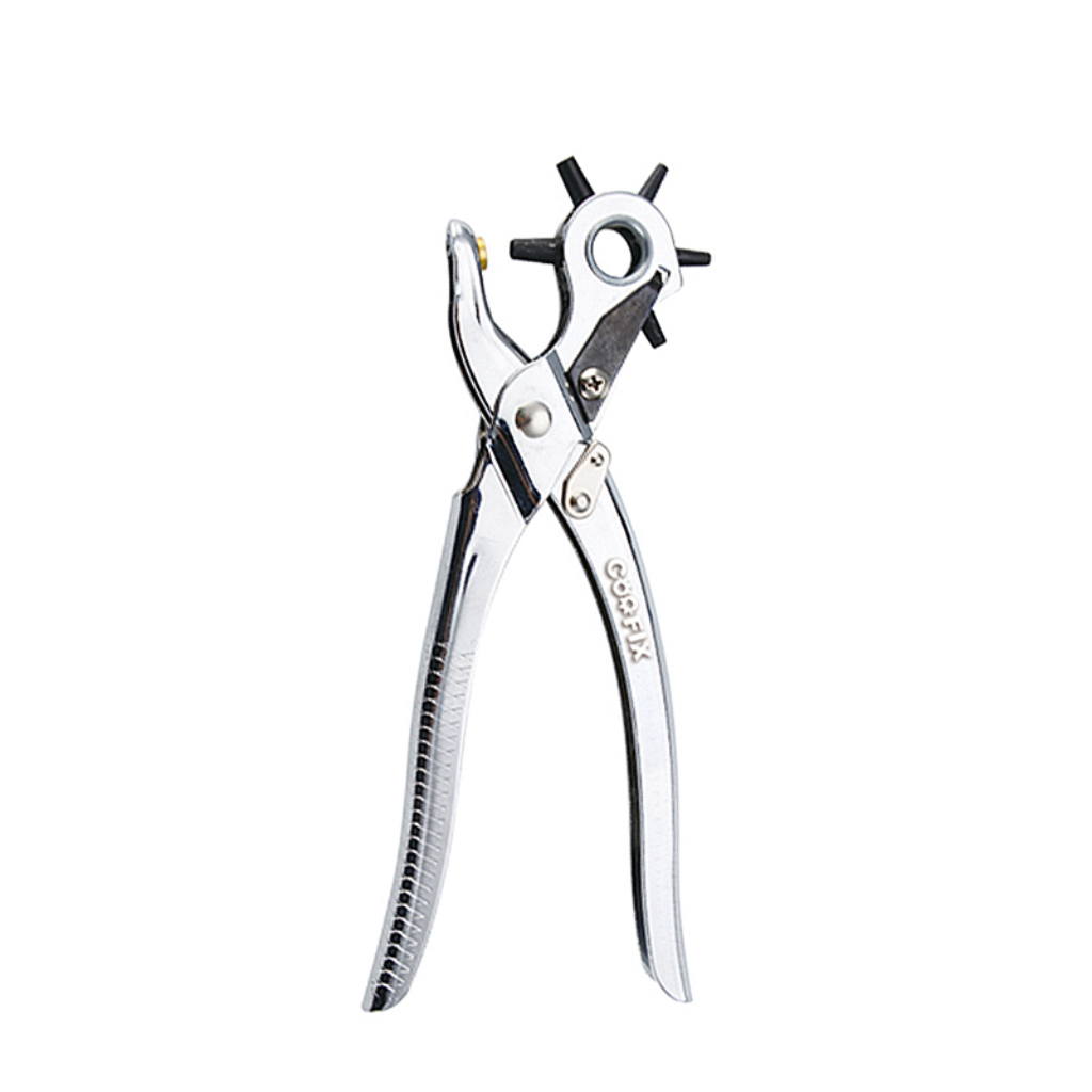 Coofix Chrome-Vanadium Leather Hole Punch with Nickel-Plated Finish - 28006