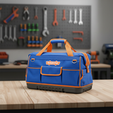 Wadfow 19" Heavy-Duty Tool Bag with Reinforced PP Plastic Base - WTG3120