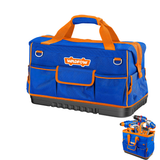 Wadfow 19" Heavy-Duty Tool Bag with Reinforced PP Plastic Base - WTG3120