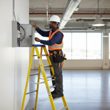 Tera V1 LDF100 Series Single-Sided Fibreglass Platform Step Ladder | 6 & 7 Steps