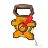 Ingco 50m x 12.5mm Steel Measuring Tape with Metric & Inch Measurement System - HSMT0850