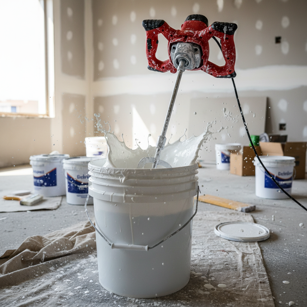 NRG Electric Paint Mixer with Dual-Grip Handle 1600W - NEM1600